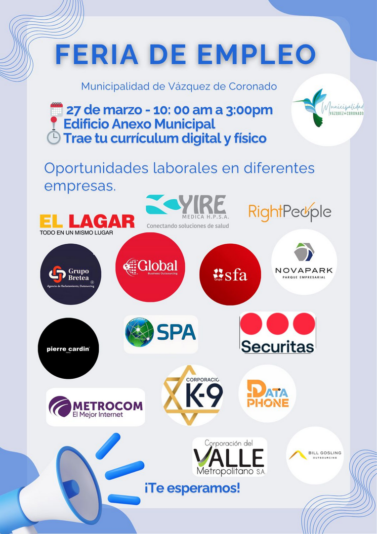 Feria de empleo el 27 de marzo