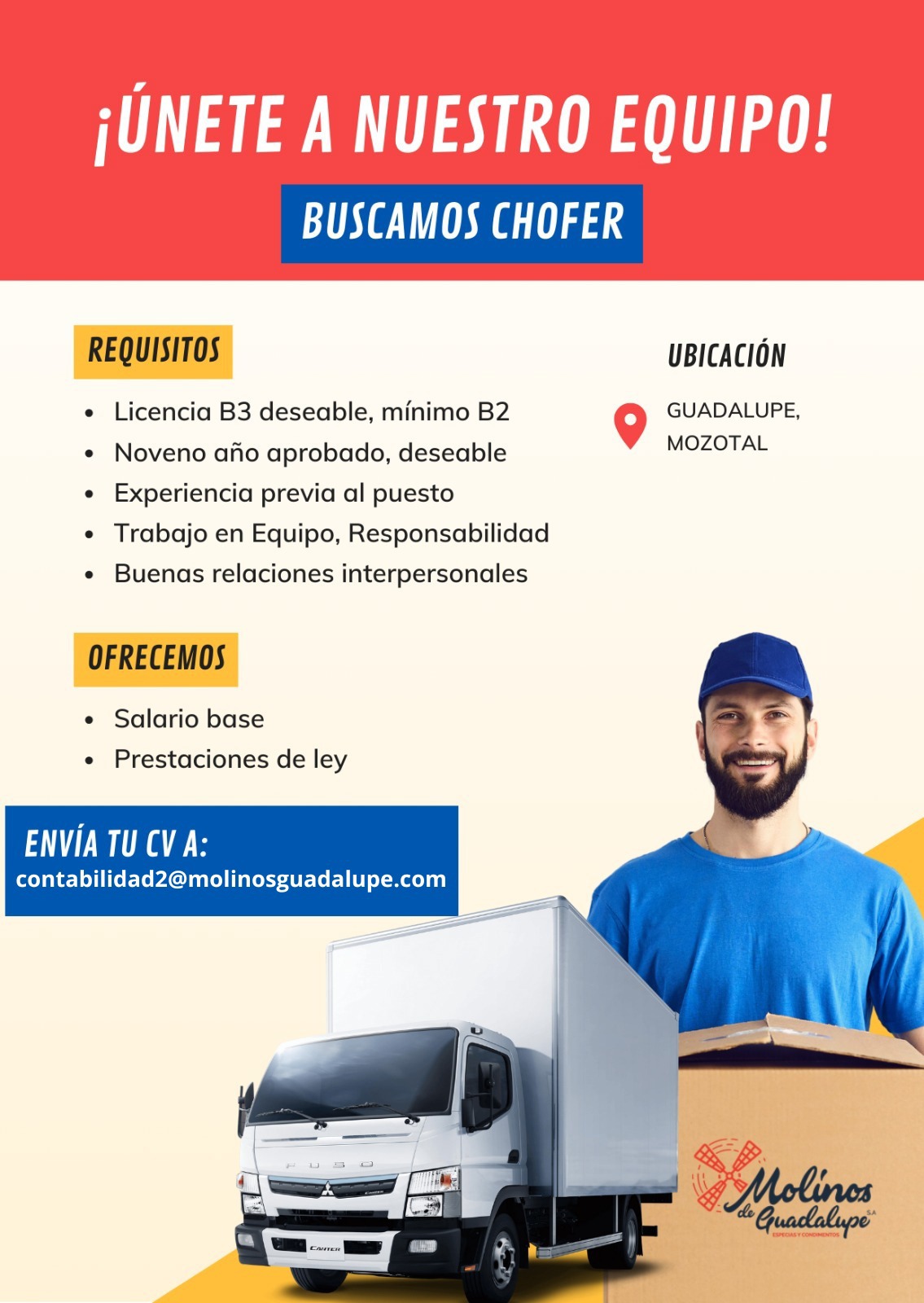 Chofer B3, mínimo B2